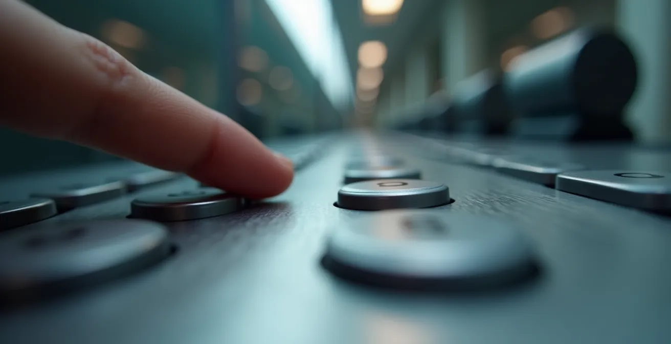 Digicode connecté moderne sur pilier de portail